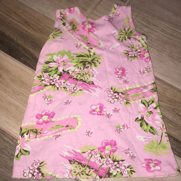 Girlfriend! Hawaiian print tank  T-shirt dress 4T - Picture 3 of 3